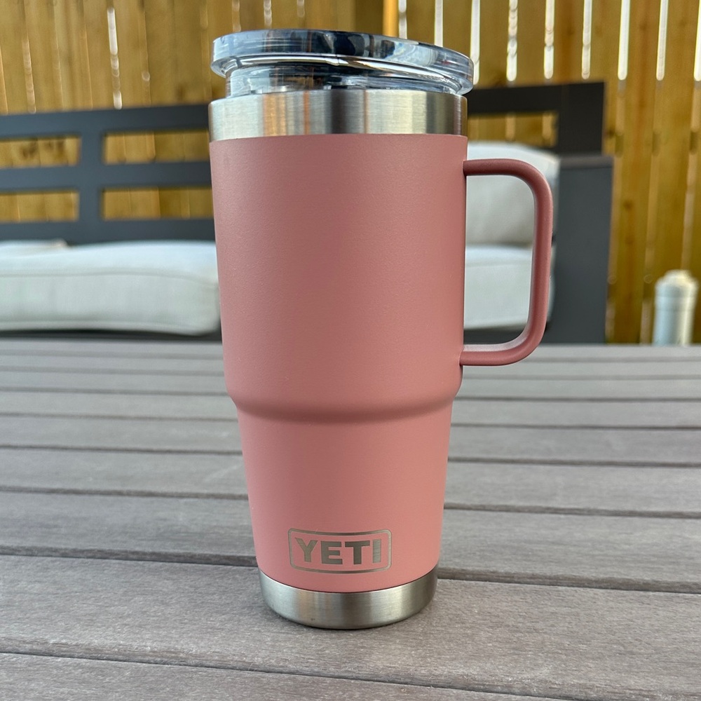 YETI 20 oz. Rose Travel Tumbler with Handle